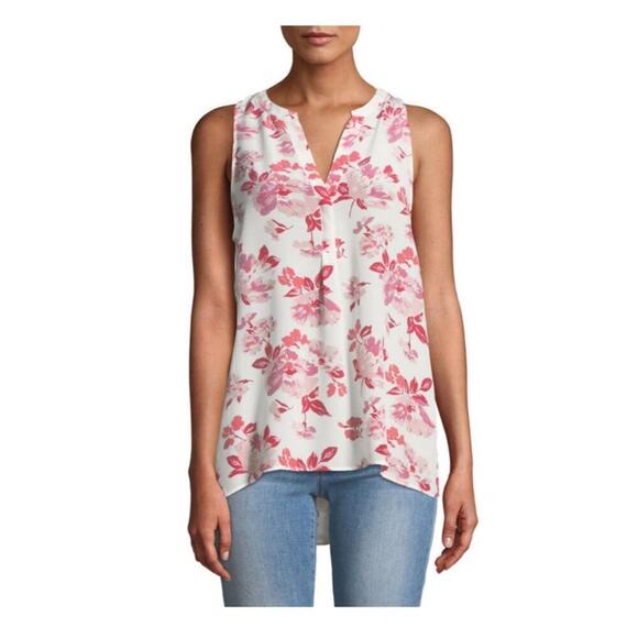 Joie Aruna Floral Sleeveless Silk Blouse Size Small - Picture 1 of 8